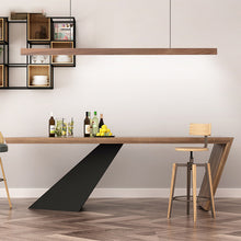 Carica l'immagine nel visualizzatore di Gallery, Japanese Style Modern Simple Zen Tea Room Solid Wood Strip Lamps