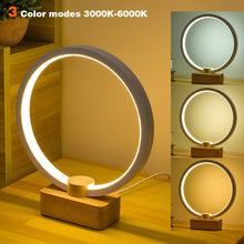 Carica l'immagine nel visualizzatore di Gallery, Smart Solid Wood Led Small Night Lamp