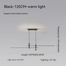 Carica l'immagine nel visualizzatore di Gallery, Nordic Restaurant Ceiling Lamp Minimalist Strip Dining-room Lamp