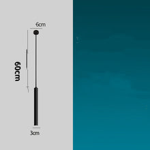 Carica l'immagine nel visualizzatore di Gallery, Lampada a Sospensione Cilindrica LED – Design Minimal in Ferro