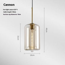 Carica l'immagine nel visualizzatore di Gallery, Lampadario in Vetro Retrò