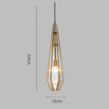 Carica l'immagine nel visualizzatore di Gallery, Postmodern Stained Glass Dining Room Chandelier