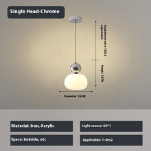 Carica l'immagine nel visualizzatore di Gallery, Bedroom Chandelier Creative Pumpkin Lamps