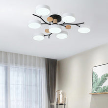 Carica l'immagine nel visualizzatore di Gallery, Nordic Simple Log Macaron Living Room LED Ceiling Light