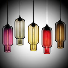 Carica l'immagine nel visualizzatore di Gallery, Nordic Modern Loft Pendant Lamp Glass Lustre Industrial Decor Hanging Lights Fixtures