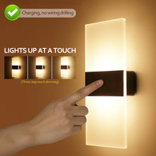Carica l'immagine nel visualizzatore di Gallery, Applique LED Moderna da Parete – Doppia Emissione con Dimmer, Design Minimal