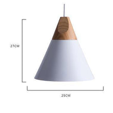 Carica l'immagine nel visualizzatore di Gallery, Lampada Sospesa “Nordic Cone” – Minimal Colorata in Alluminio