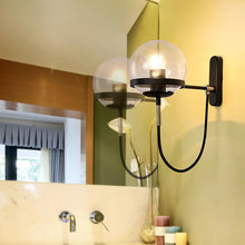 Carica l'immagine nel visualizzatore di Gallery, Glass Ball Wall Lamp Retro Restaurant Simple Hotel Bedside Lamp