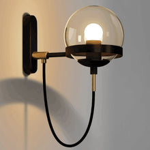 Carica l'immagine nel visualizzatore di Gallery, Glass Ball Wall Lamp Retro Restaurant Simple Hotel Bedside Lamp