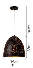 Carica l'immagine nel visualizzatore di Gallery, Simple Retro Wrought Iron Chandeliers Cafe Bar Single Head Lighting Bar