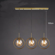 Carica l'immagine nel visualizzatore di Gallery, Lampadario Nordic Luxury in Vetro Artistico