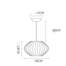 Carica l'immagine nel visualizzatore di Gallery, Japanese Style Silk Chandelier Simple And Individual Chinese Style