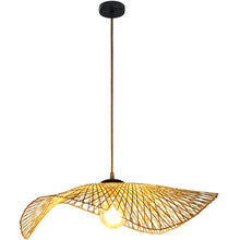 Carica l'immagine nel visualizzatore di Gallery, Japanese Style Bamboo Chandelier Creative Living Room Lamp
