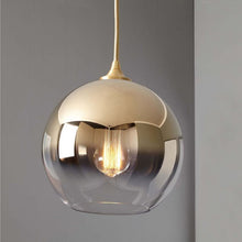 Carica l'immagine nel visualizzatore di Gallery, Bedroom Bar Gradient Glass Ball Chandelier