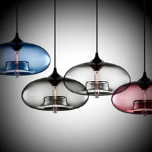 Carica l'immagine nel visualizzatore di Gallery, Nordic Modern Loft Pendant Lamp Glass Lustre Industrial Decor Hanging Lights Fixtures