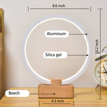 Carica l'immagine nel visualizzatore di Gallery, Smart Solid Wood Led Small Night Lamp