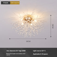 Carica l'immagine nel visualizzatore di Gallery, Lampadario Dandelion in Cristallo