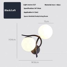 Carica l'immagine nel visualizzatore di Gallery, Bedside Bedroom Modern Minimalist Creative Living Room Balcony Stair Aisle Wall Nordic Lamps