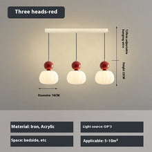 Carica l'immagine nel visualizzatore di Gallery, Bedroom Chandelier Creative Pumpkin Lamps