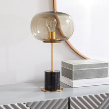 Carica l'immagine nel visualizzatore di Gallery, Postmodern Minimalist Marble Table Lamp Creative Nordic Glass Ball