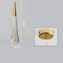 Carica l'immagine nel visualizzatore di Gallery, Creative water drop lamp at the front desk