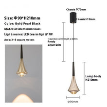 Carica l'immagine nel visualizzatore di Gallery, Lampada a Sospensione in Alluminio Lucido