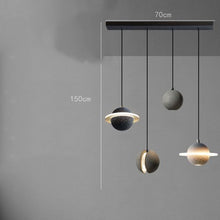 Carica l'immagine nel visualizzatore di Gallery, Planet Small Chandelier Red Single Head Bedroom Bedside Lamp