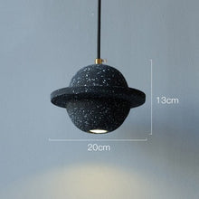 Carica l'immagine nel visualizzatore di Gallery, Planet Small Chandelier Red Single Head Bedroom Bedside Lamp