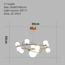 Carica l'immagine nel visualizzatore di Gallery, Modern Minimalist Children's Dining Room Personality Creative Fashion Chandelier