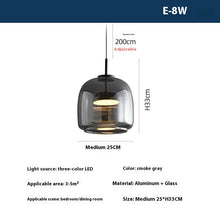 Carica l'immagine nel visualizzatore di Gallery, Italian Minimalist Bedside Lamp Bedroom Dining Room