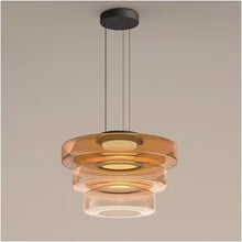 Carica l'immagine nel visualizzatore di Gallery, Living Room Dining Room High-grade Glass Chandelier Simple Design Creative