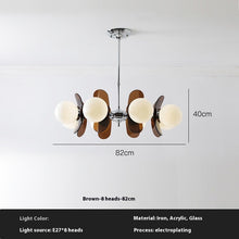 Carica l'immagine nel visualizzatore di Gallery, Retro Dining Room Chandelier Living Room Bedroom Eye Protection Chandelier