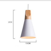 Carica l'immagine nel visualizzatore di Gallery, Lampada Sospesa “Nordic Cone” – Minimal Colorata in Alluminio
