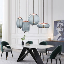 Carica l'immagine nel visualizzatore di Gallery, Modern Minimalist Living Room Bar Creative Single Head Glass Chandelier