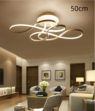 Carica l'immagine nel visualizzatore di Gallery, Plafoniera Artistica LED – Design a Onde con Dimmer e Telecomando