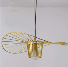 Carica l'immagine nel visualizzatore di Gallery, Straw Hat Chandelier Nordic Simple Creative Dining Room Bedroom