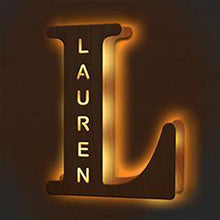 Carica l'immagine nel visualizzatore di Gallery, Personalized Custom Letter Lamp English Name Lamp