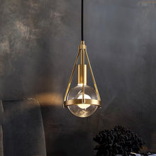 Carica l'immagine nel visualizzatore di Gallery, Lampada in Rame e Cristallo