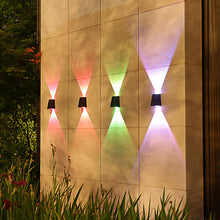 Carica l'immagine nel visualizzatore di Gallery, Solar Outdoor Wall Lamp Courtyard Decoration Atmosphere Wall Lamp