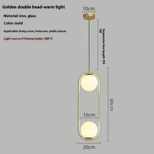 Carica l'immagine nel visualizzatore di Gallery, Bedroom Bedside Simple Innovative Decoration Small Droplight