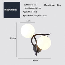 Carica l'immagine nel visualizzatore di Gallery, Bedside Bedroom Modern Minimalist Creative Living Room Balcony Stair Aisle Wall Nordic Lamps
