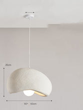 Carica l'immagine nel visualizzatore di Gallery, Cloud Chandelier With Micro Cement Cream French Bar Island Restaurant