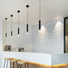 Carica l'immagine nel visualizzatore di Gallery, Nordic Button Glass Ball Bubble Living Room Chandelier Henan 3 Guest Dining Room Square Lamp