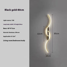 Carica l'immagine nel visualizzatore di Gallery, Simple Bedside Wall Lamp Living Room Background Wall Aisle Corridor Lamps