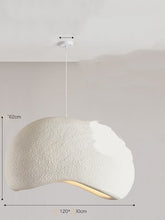 Carica l'immagine nel visualizzatore di Gallery, Cloud Chandelier With Micro Cement Cream French Bar Island Restaurant