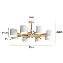 Carica l'immagine nel visualizzatore di Gallery, Nordic Style Modern Solid Wood Hall Dining Room Lamp