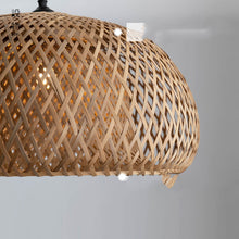 Carica l'immagine nel visualizzatore di Gallery, Bamboo Rattan Chandelier Zen Homestay Designer Bedroom