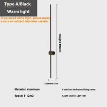 Carica l'immagine nel visualizzatore di Gallery, Rotatable Minimalist Strip Wall Lamp Simple Modern Living Room Wall Light Bulb