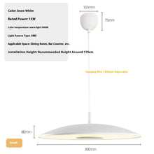 Carica l'immagine nel visualizzatore di Gallery, Modern Minimalistic Personalized Bauhaus Style Restaurant UFO Chandelier