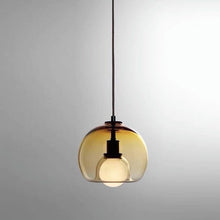 Carica l'immagine nel visualizzatore di Gallery, Dining Room Chandelier Modern Minimalist Creative Bedroom Bedside Glass Chandelier
